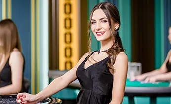 Giao diện sòng bạc trực tuyến với dealer người thật trên ứng dụng mc876